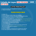 Fase Privada UMG - Edición Wolf (Con Espiral, Personalizadas y Letra Grande)