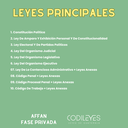 AFFAN Fase Pública - Listado por materia⭕️ - Edición Leyit (Pegadas, No Personalizadas y Letra Estándar)