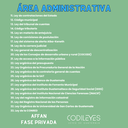 AFFAN Fase Pública - Listado por materia⭕️ - Edición Leyit (Pegadas, No Personalizadas y Letra Estándar)