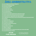 AFFAN Fase Pública - Listado por materia⭕️ - Edición Leyit (Pegadas, No Personalizadas y Letra Estándar)