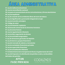 AFFAN Fase Pública - Listado por materia⭕️ - Edición Leyit (Pegadas, No Personalizadas y Letra Estándar)