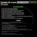 PFPPESETP- Paquete de 30 Leyes Fase Privada (Leyit🦊)