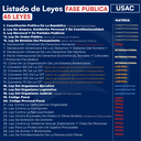 Fase Pública USAC - Edición Wolf (Con Espiral, Personalizadas y Letra Grande) 