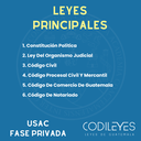 Fase Privada USAC - Edición Plus (Con espiral, No Personalizadas y Letra Estándar)