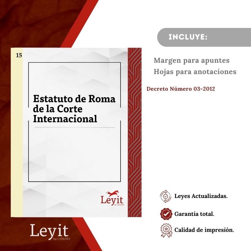 Conv-15 Estatuto De Roma De La Corte Internacional + Ratificación