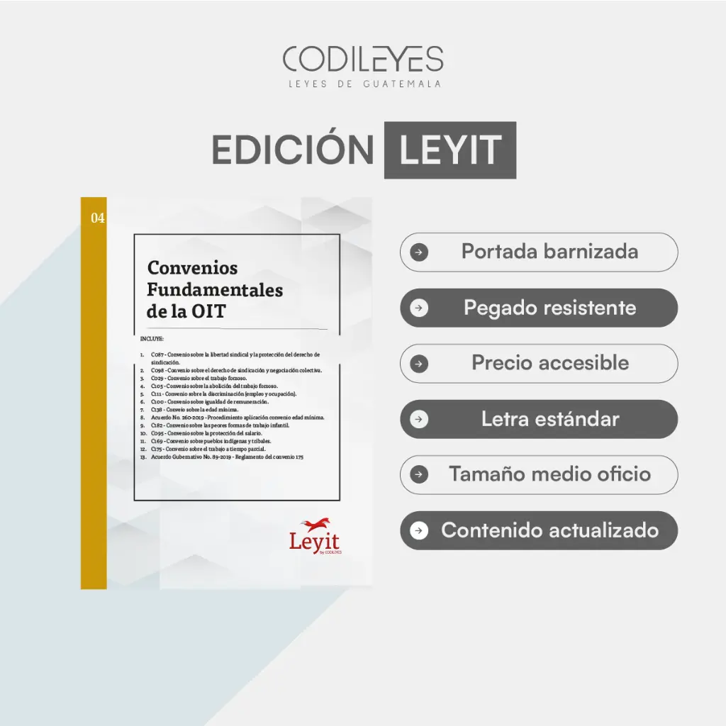 [LYI-LABO-04] Labo-04 Convenios Fundamentales De La OIT (Pegada, Sin Personalizar, Sin Nombre, Sin Logo)