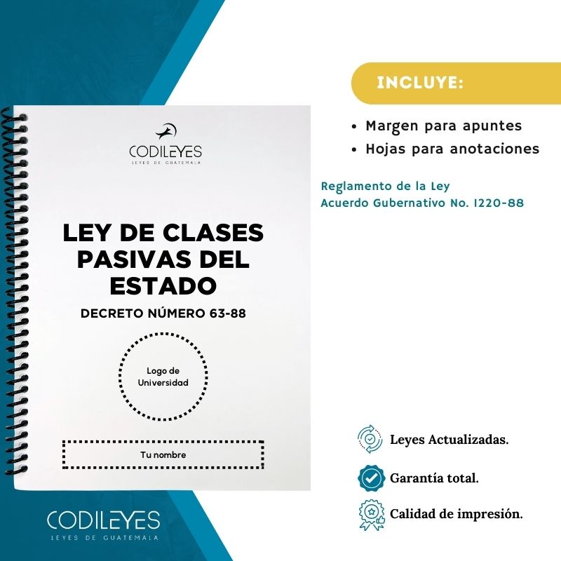 Labo-05 Ley De Clases Pasivas Civiles Del Estado 