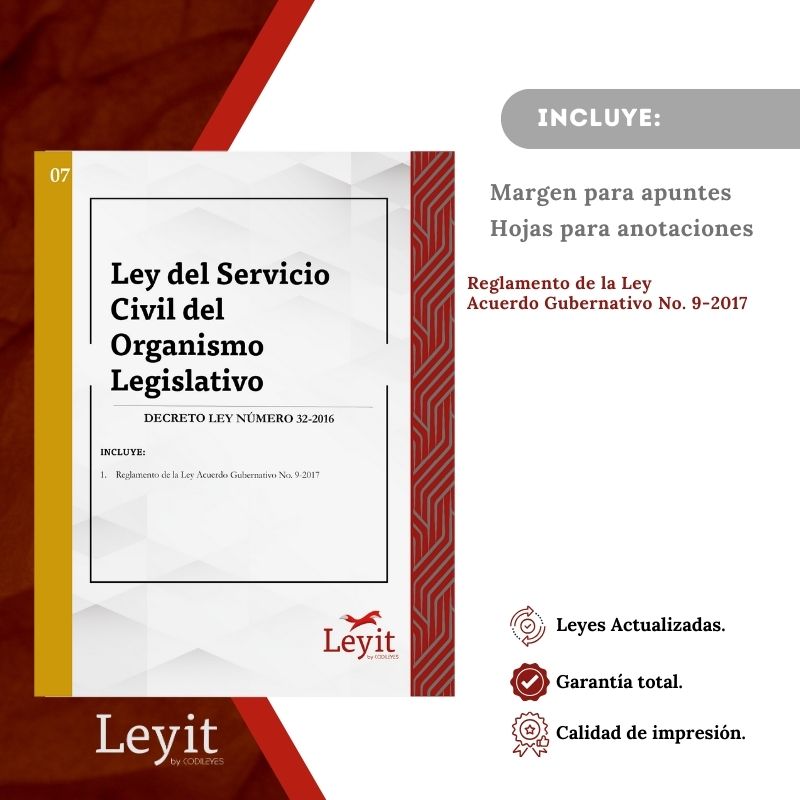 Labo-07 Ley De Servicio Civil Del Organismo Legislativo 