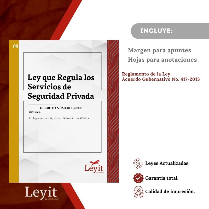 Labo-08 Ley Que Regula Los Servicios De Seguridad Privada 