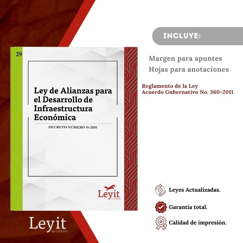 Merc-29 Ley De Alianzas Para El Desarrollo De Infraestructura Económico