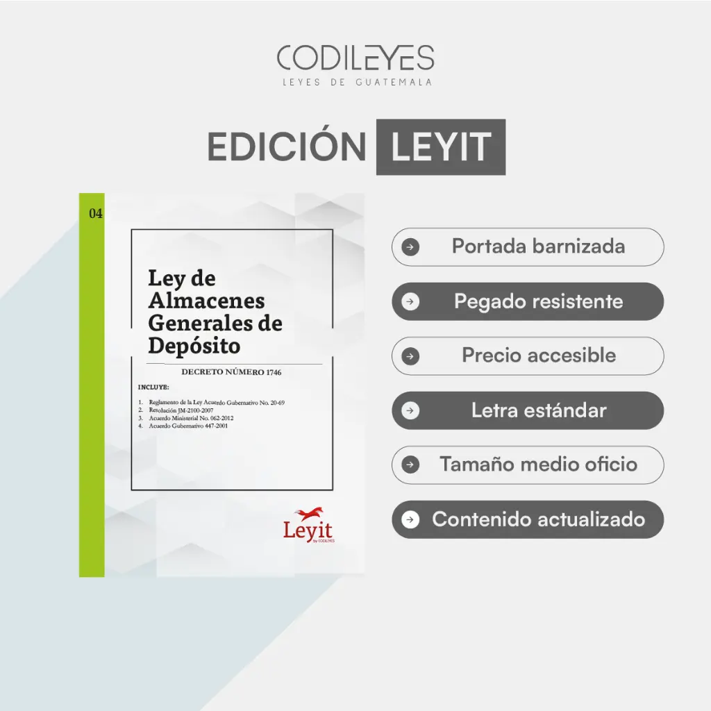 Merc-04 Ley De Almacenes Generales De Depósito
