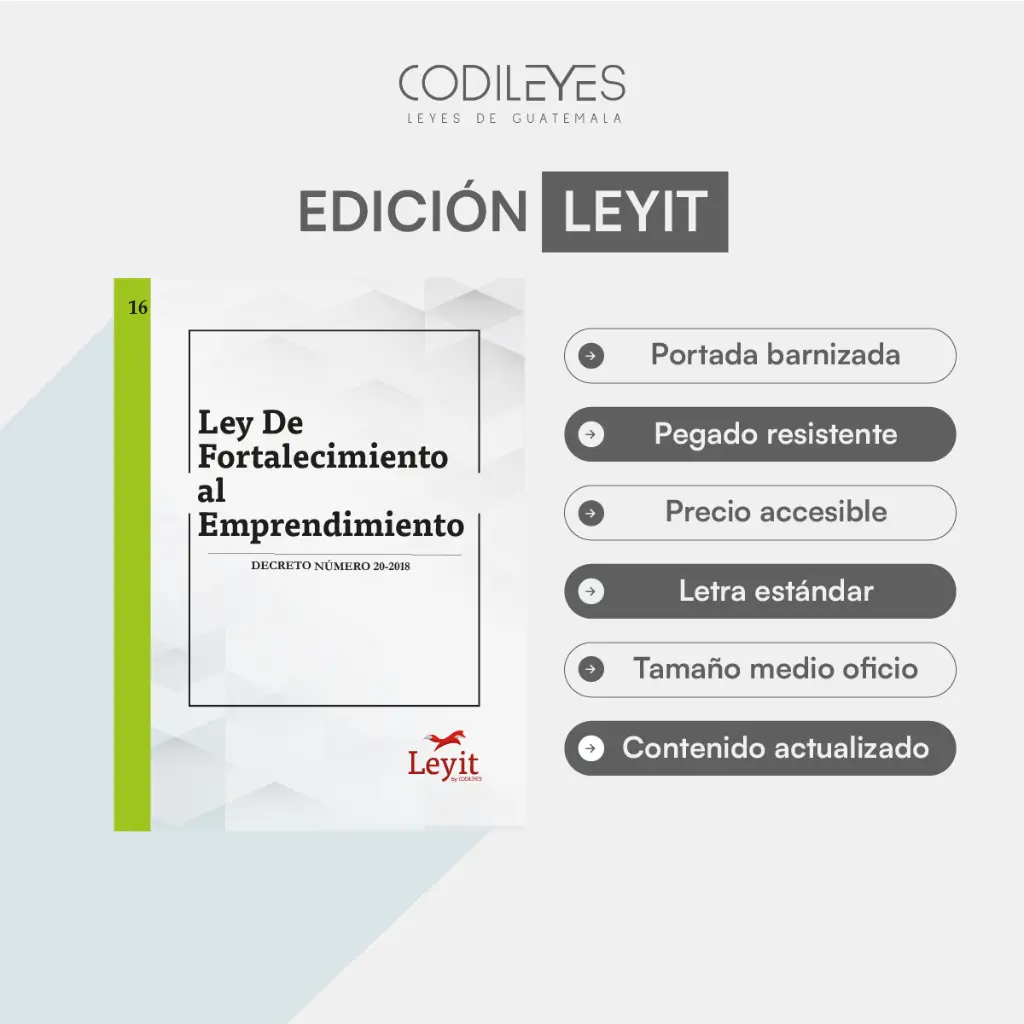 Merc-16 Ley De Fortalecimiento Al Emprendimiento