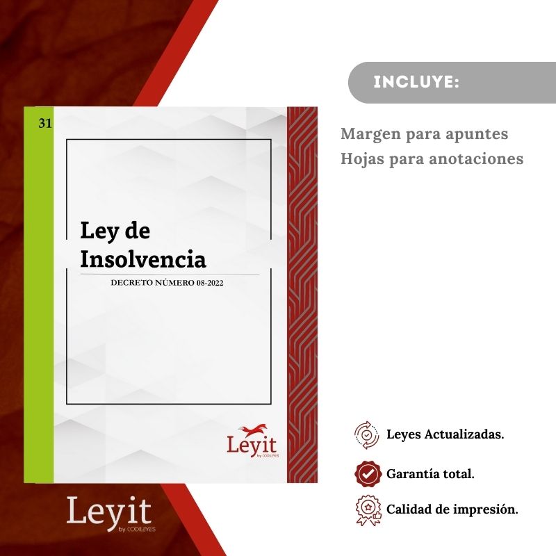 Merc-31 Ley De Insolvencia