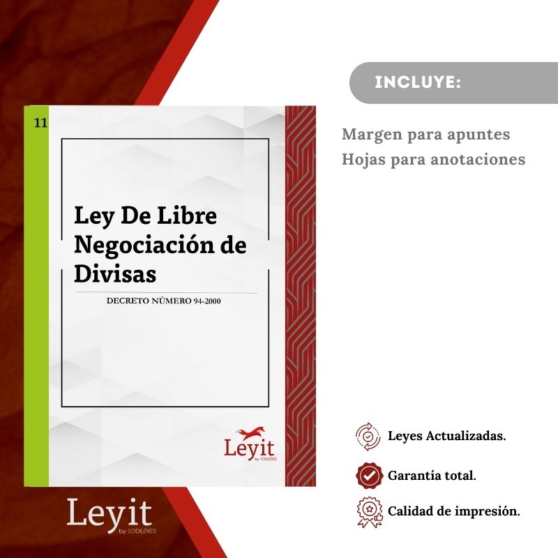 Merc-11 Ley De Libre Negociación Divisas