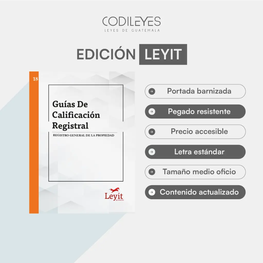 Not-18 Guías Registrales Del Registro General De La Propiedad