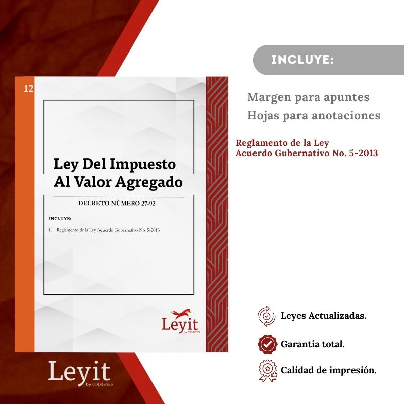 Not-12 Ley Del Impuesto Al Valor Agregado -IVA-