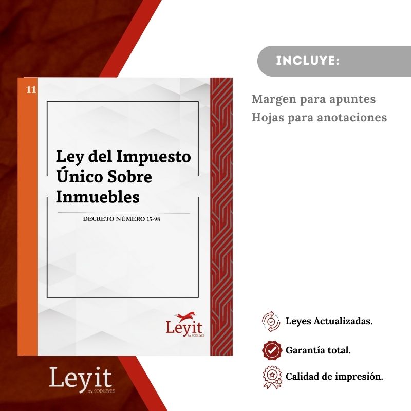 Not-11 Ley Del Impuesto Único Sobre Inmuebles -IUSI-