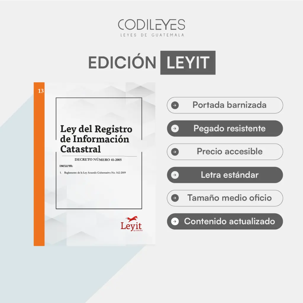 Not-13 Ley Del Registro De Información Catastral -RIC-