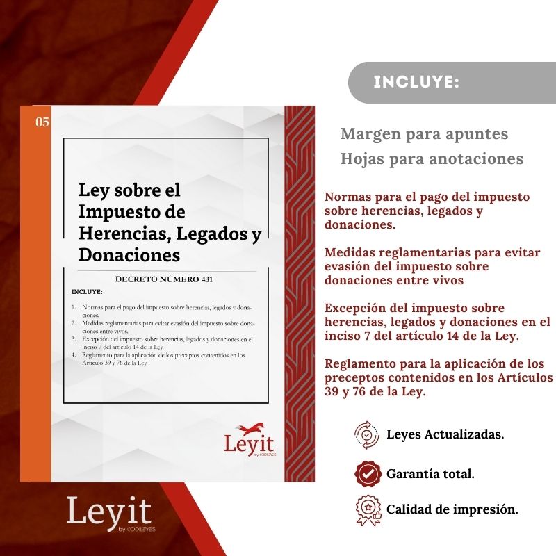 Not-05 Ley Sobre El Impuesto De Herencias Legados Y Donaciones
