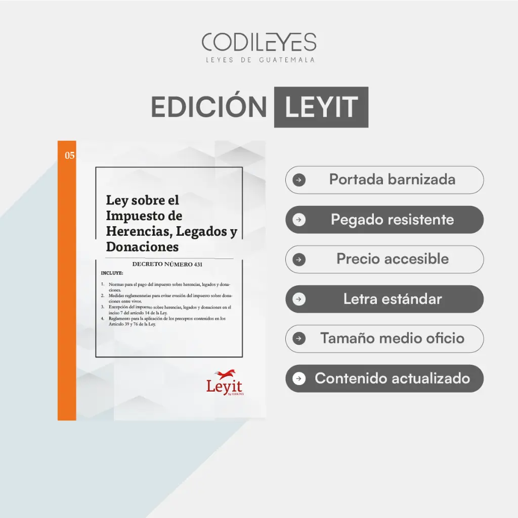 Not-05 Ley Sobre El Impuesto De Herencias Legados Y Donaciones