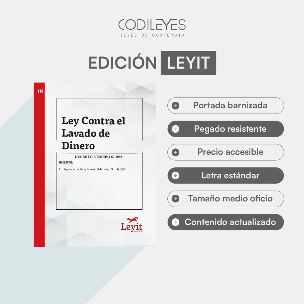 Pen-04 Ley Contra El Lavado De Dinero U Otros Activos