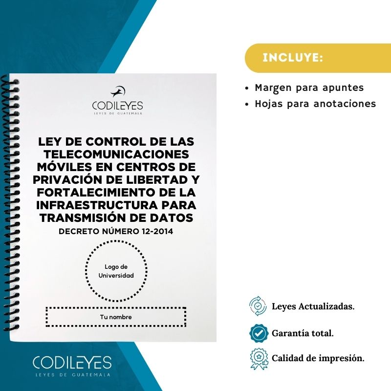 Pen-35 Ley De Control De Las Telecomunicaciones Móviles En Centros De Privación De Libertad Y Fortalecimiento De La Infraestructura Para Transmisión De Datos