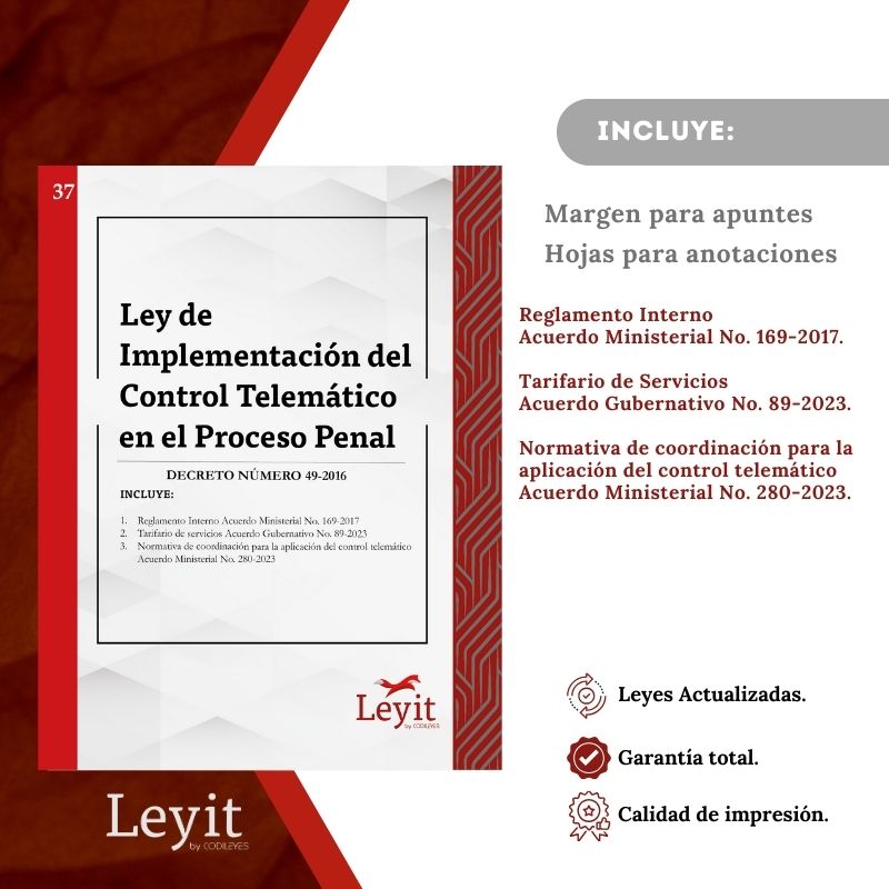 Pen-37 Ley De Implementación Del Control Telemático En El Proceso Penal 