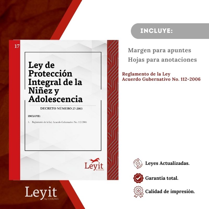 Pen-17 Ley De Protección Integral De La Niñez Y Adolescencia -PINA-