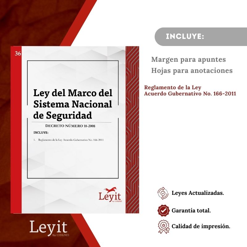 Pen-36 Ley Marco Del Sistema Nacional De Seguridad 