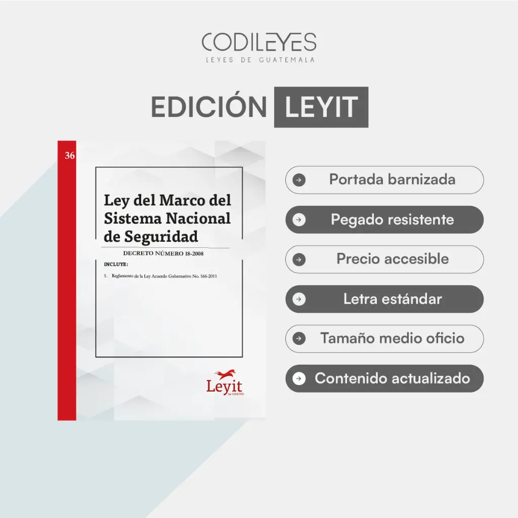 Pen-36 Ley Marco Del Sistema Nacional De Seguridad 