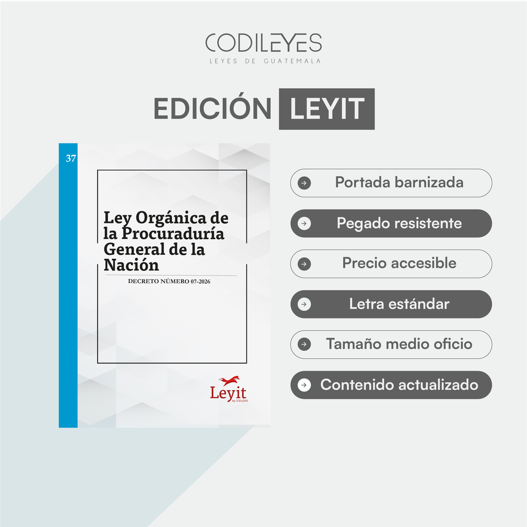 Admin-37 Ley Orgánica De La Procuraduría General De La Nación 