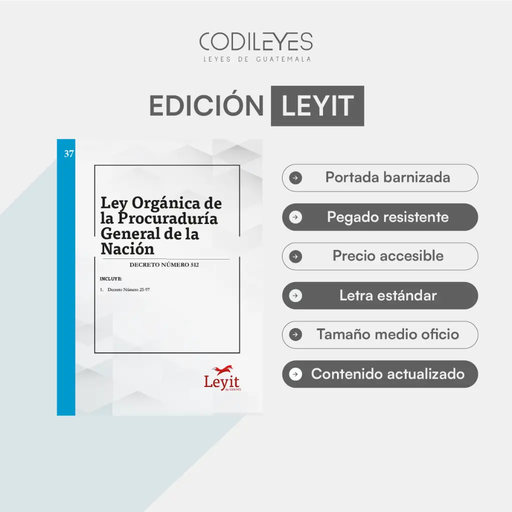 Admin-37 Ley Orgánica De La Procuraduría General De La Nación 