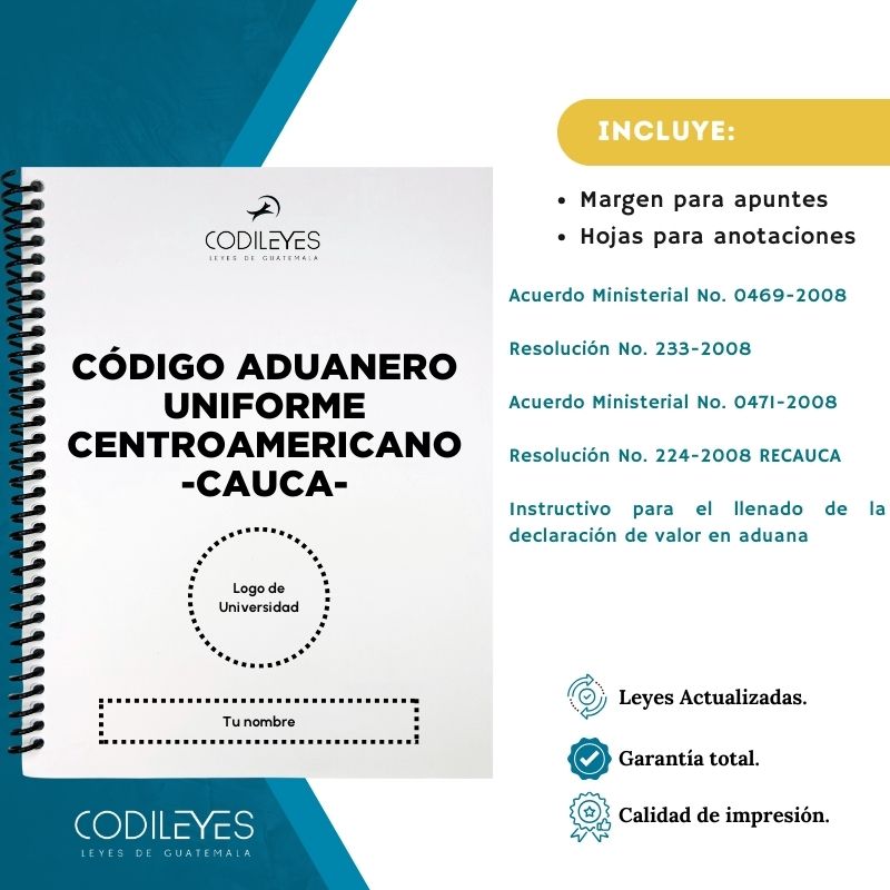 Admin-02 Código Aduanero Centroamericano (CAUCA y RECAUCA)