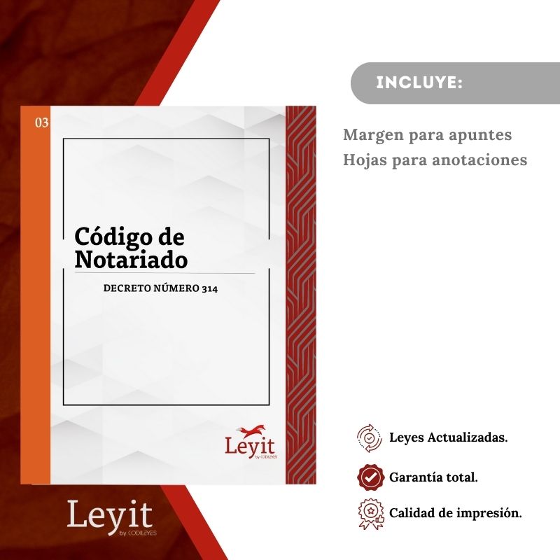 Not-03 Código De Notariado (sin leyes anexas)