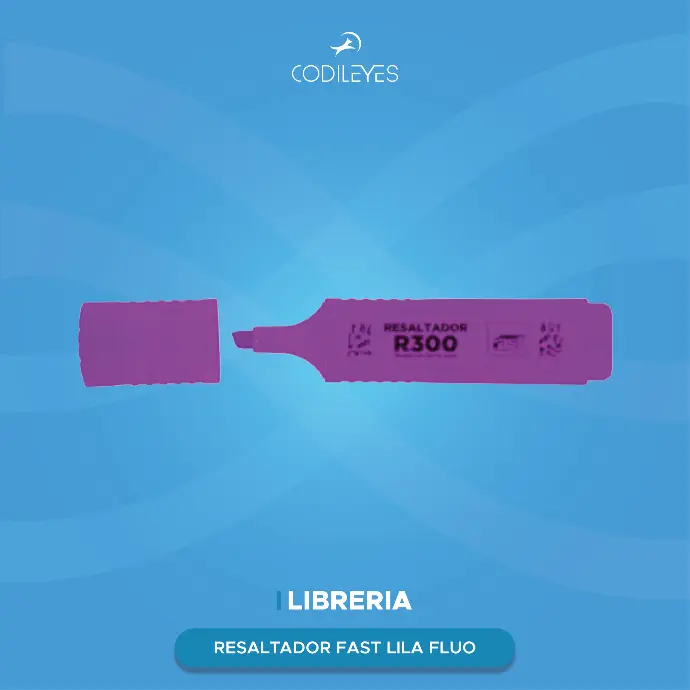 [RES-FASTF-11769-LILA] Resaltador Fast Fluo (12) (Lila Fluo Fast)