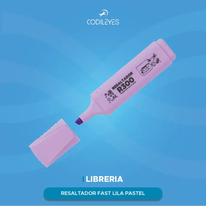 [RES-FASTP-16344-LILA] Resaltador Fast Pastel (12) (Lila Pastel Fast)