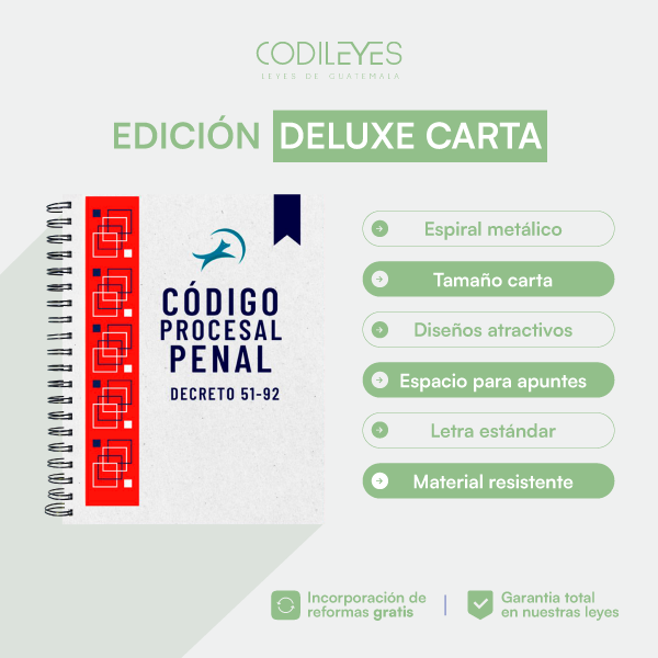 [DLXC-PEN-02-01] Código Procesal Penal (Deluxe Carta)   (Portada # 1)