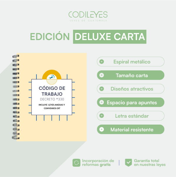 Código de Trabajo (Deluxe Carta)  