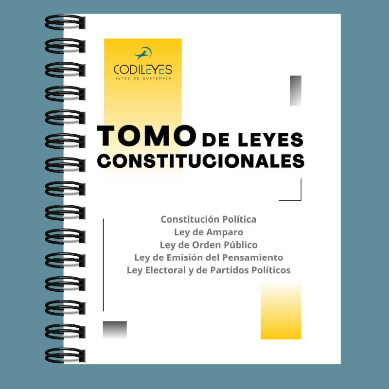 Tomo de 5 Leyes Constitucionales (Deluxe Carta) 