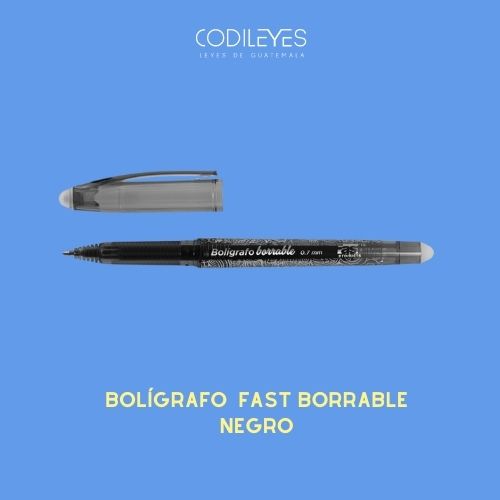 Bolígrafo Fast Borrable 0.7mm (12)