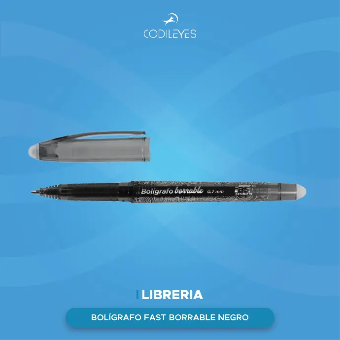 Bolígrafo Fast Borrable 0.7mm (12)