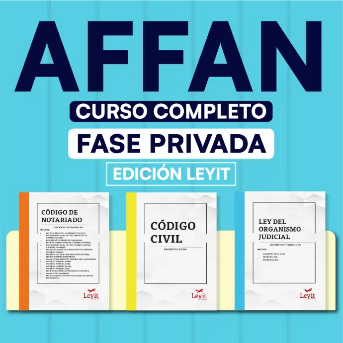 AFFAN - Paquete de 33 Leyes Fase Privada - Curso Completo (Leyit🦊)