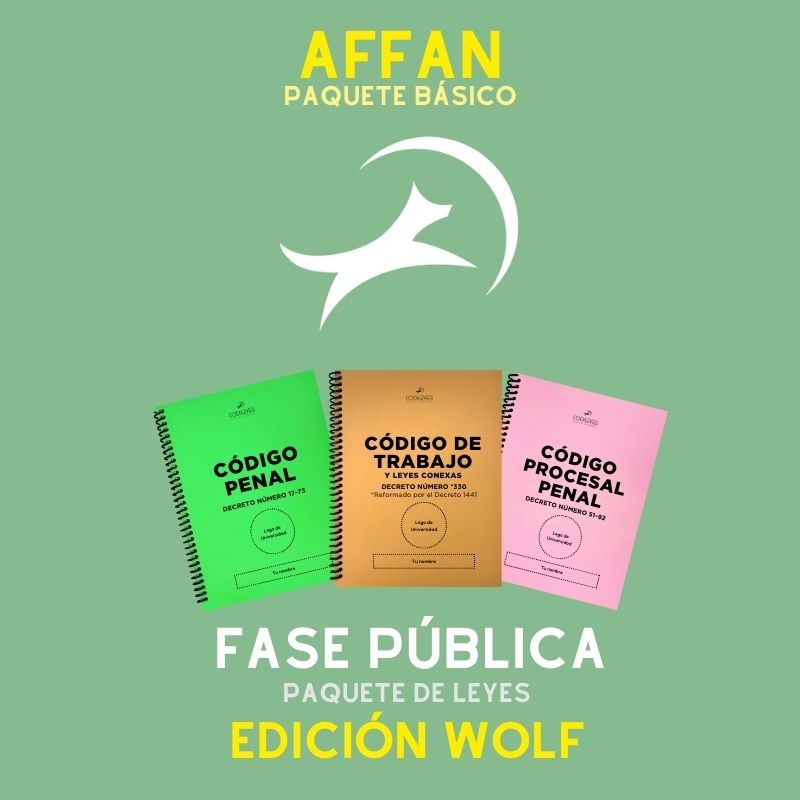 AFFAN Fase Pública - Curso Completo- Edición Wolf🐺