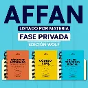 AFFAN - Paquete de 82 Leyes Fase Privada - Listado por materia⭕️ (Wolf🐺) 