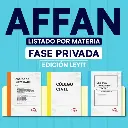 AFFAN - Paquete de 82 Leyes Fase Privada - Listado por materia⭕️ (Leyit🦊)