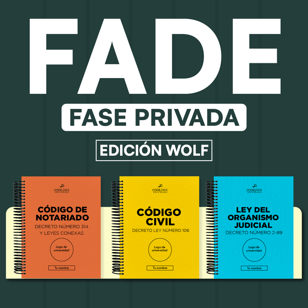 FADE - Paquete de 46 Leyes Fase Privada (Wolf 🐺)