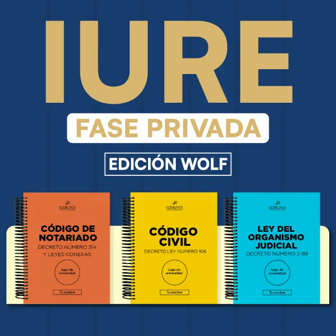 IURE - Paquete de 47 Leyes Fase Privada (Wolf🐺)