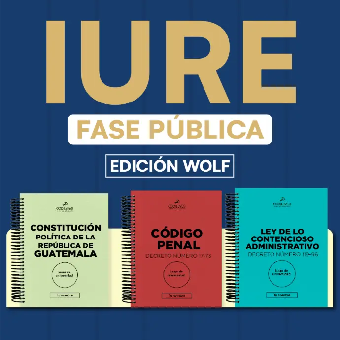 IURE - Paquete de 54 Leyes Fase Pública (Wolf🐺)