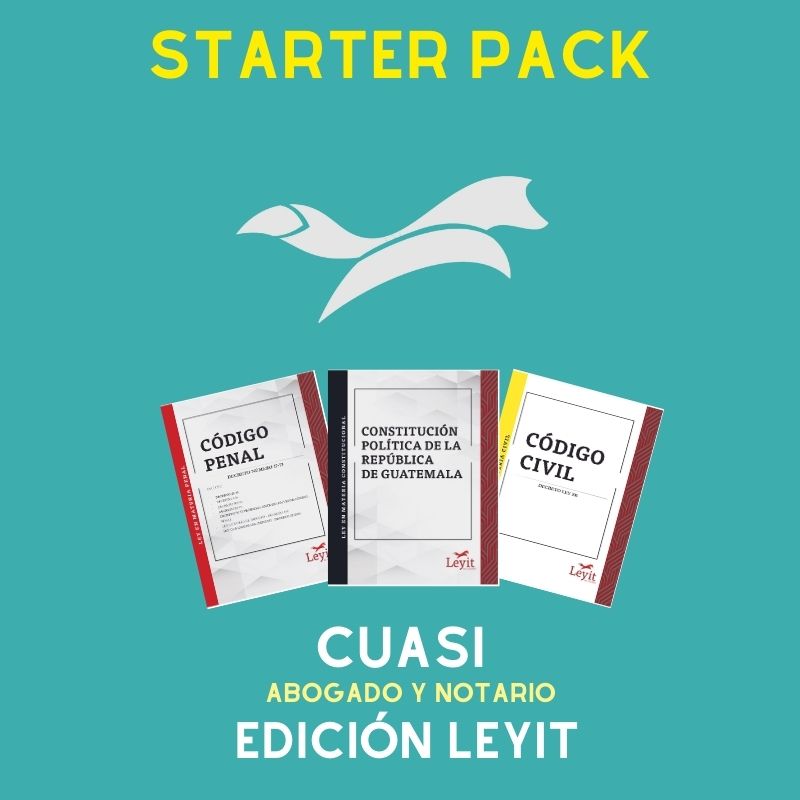Starter Pack CuasiAbogado y Notario-Edición Leyit🦊