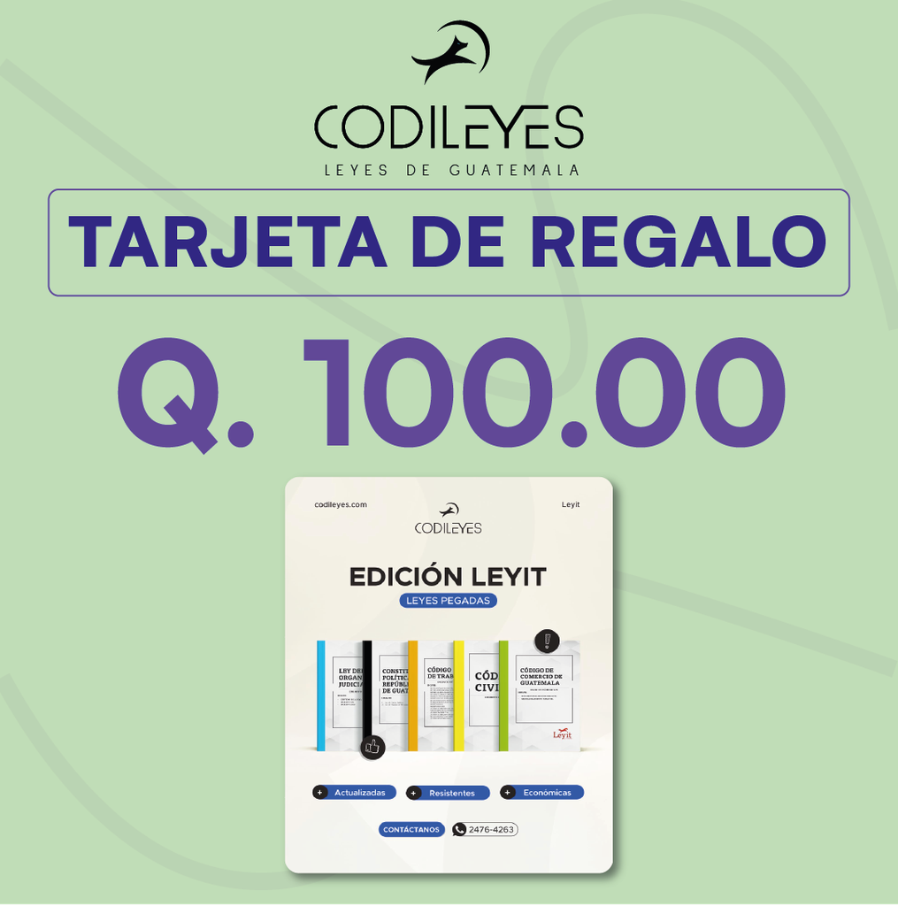 Tarjeta de regalo Q100